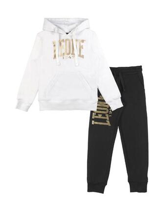 Leone Super Gold Baby-Trainingsanzug mit Kapuze aus ungebürsteter Baumwolle
