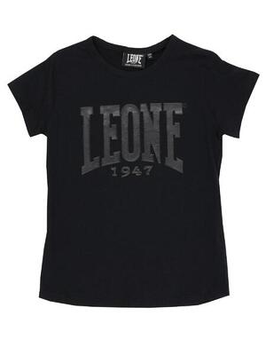 Leone meisjes t-shirt met korte mouwen zwart