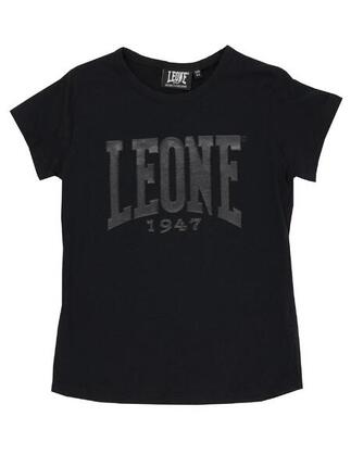 T-shirt fille Leone à manches courtes Noir