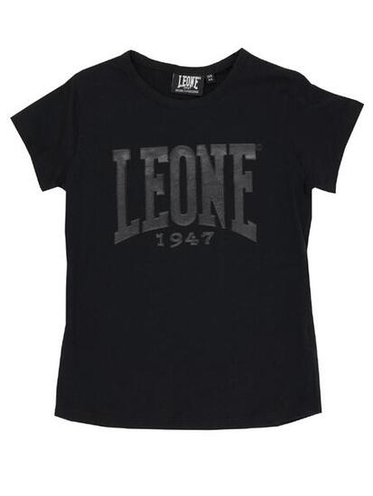 T-shirt fille Leone à manches courtes Noir