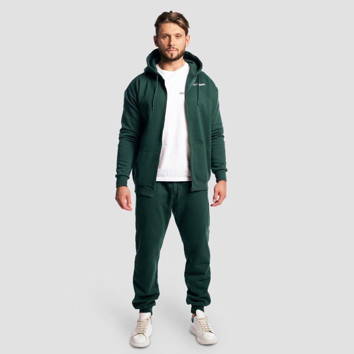 Uomo fitness felpa con cappuccio e zip oversize Forest Zone 5/6