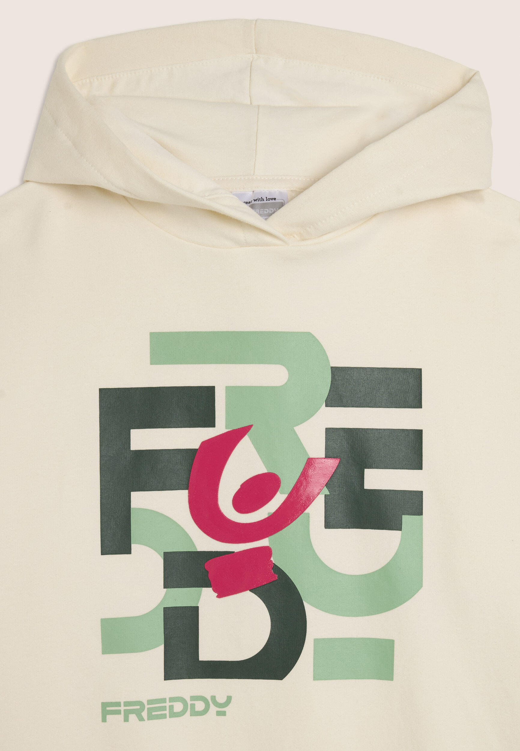 Felpa Junior oversize con grafica FREDDY multicolor 3/3