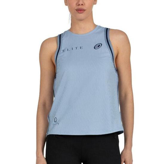 Camiseta Bullpadel Gemma Triay 26V Azul Acero