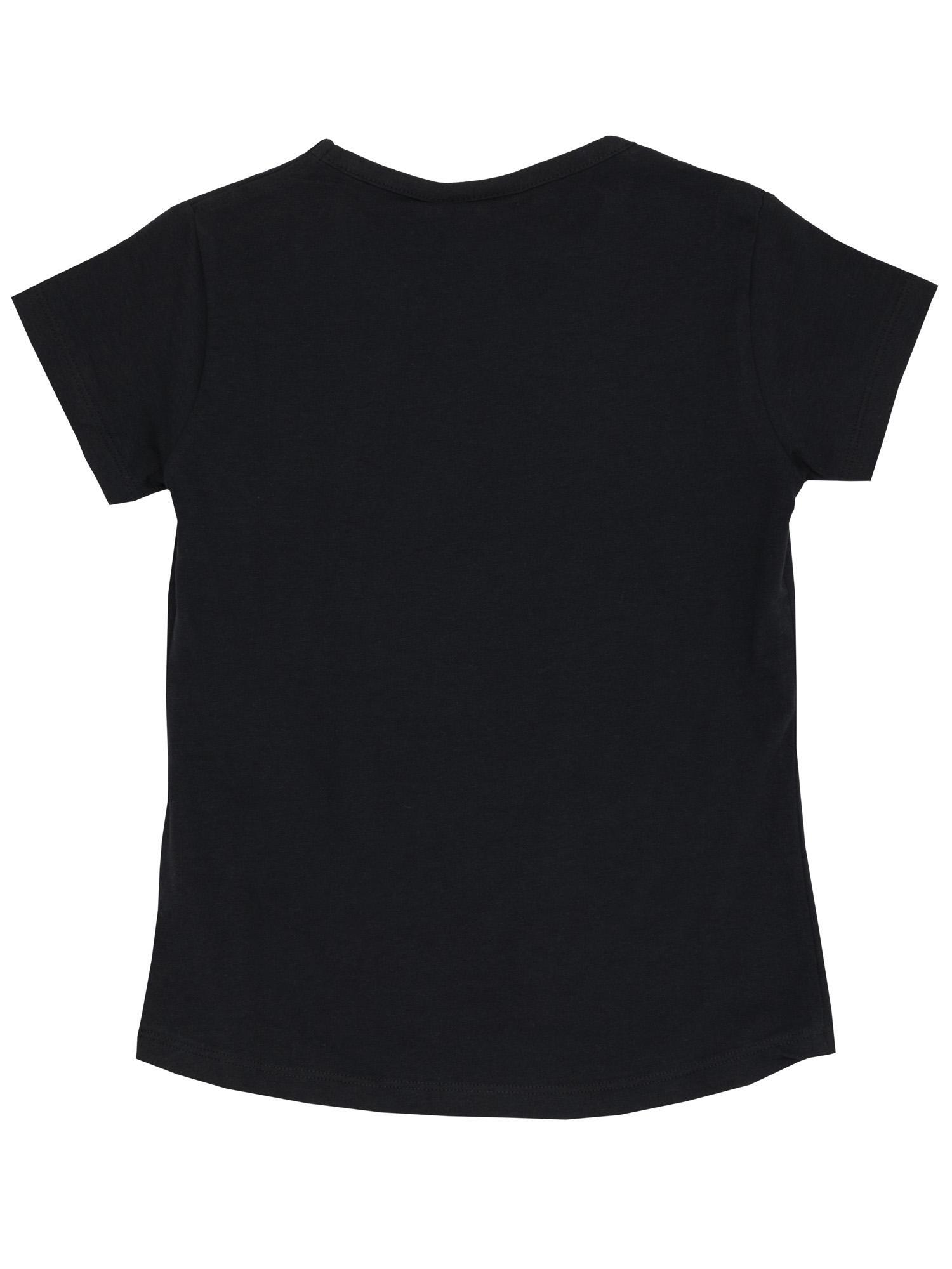 T-shirt fille Leone à manches courtes Noir 2/2