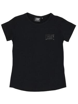 Leone meisjes t-shirt met korte mouwen zwart