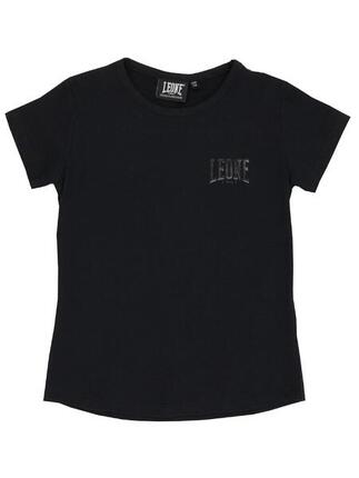 T-shirt fille Leone à manches courtes Noir