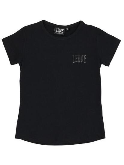 T-shirt fille Leone à manches courtes Noir