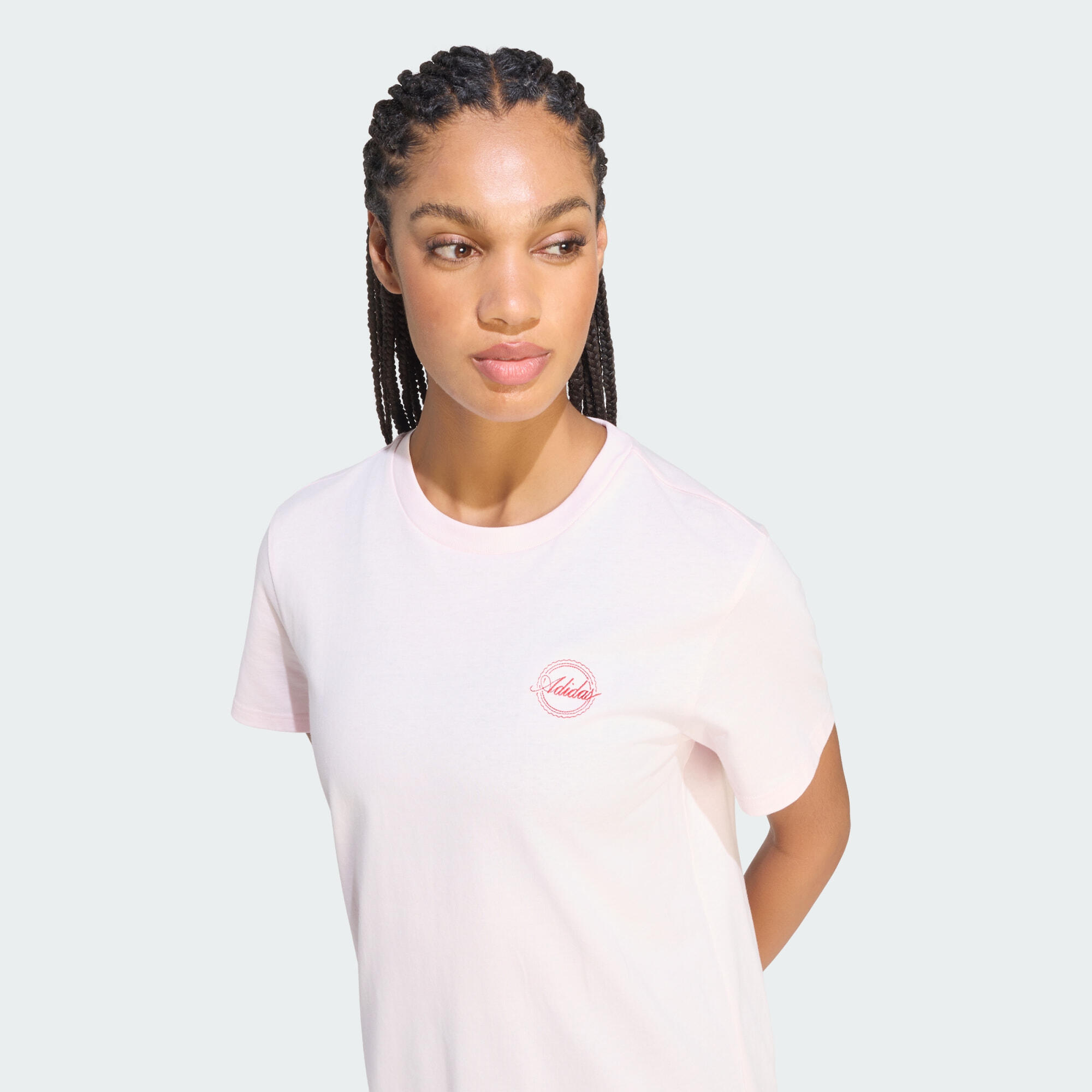 TRAVEL GRAFIK T-SHIRT; LOCKER GESCHNITTEN 4/5