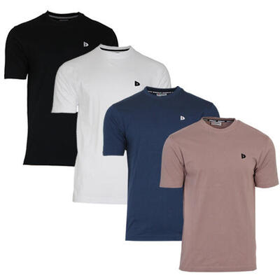 4-pack heren t-shirt vince ronde hals 100% katoen