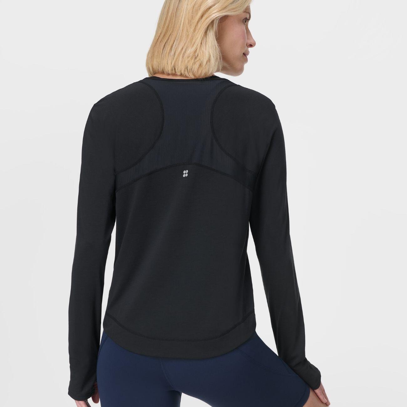 Haut à Manches Longues en Maille Sweaty Betty Breathe Easy 5/7