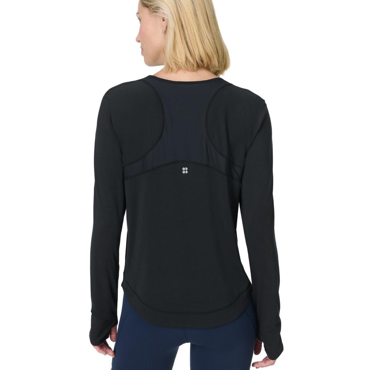 Haut à Manches Longues en Maille Sweaty Betty Breathe Easy 4/7