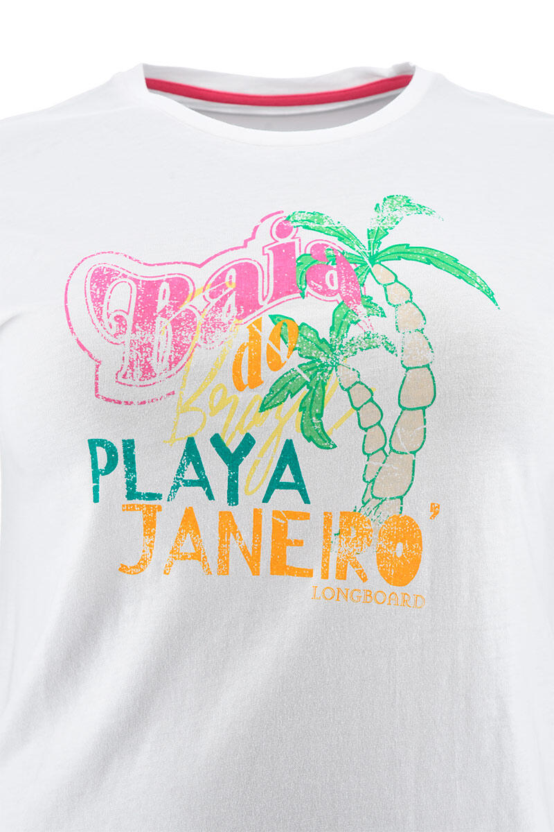T-shirt femme blanc 4/5