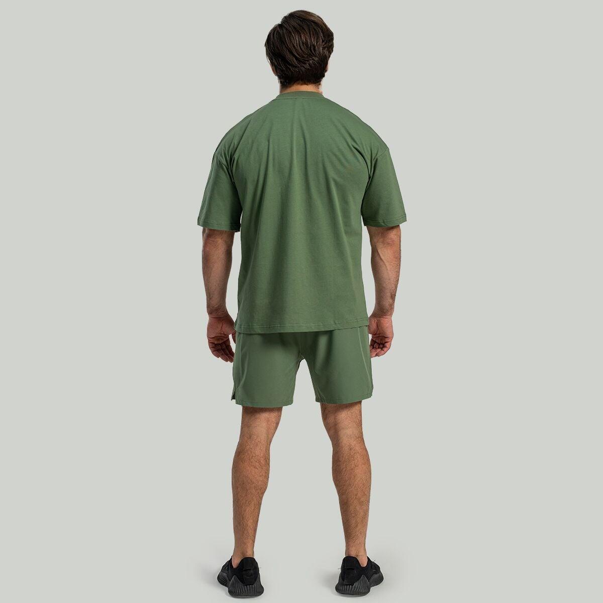 Uomo t-shirt cotone verde 3/5