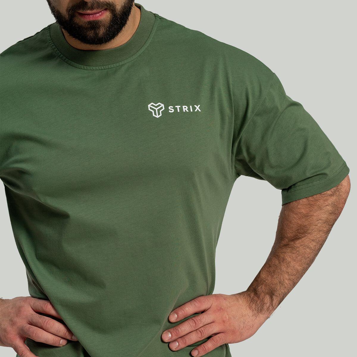 Uomo t-shirt cotone verde 2/5