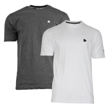 Lot de 2 t-shirts homme Vince, col rond, 100 % coton