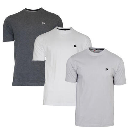 Lot de 3 t-shirts homme Vince à col rond, 60 % coton / 40 % polyester