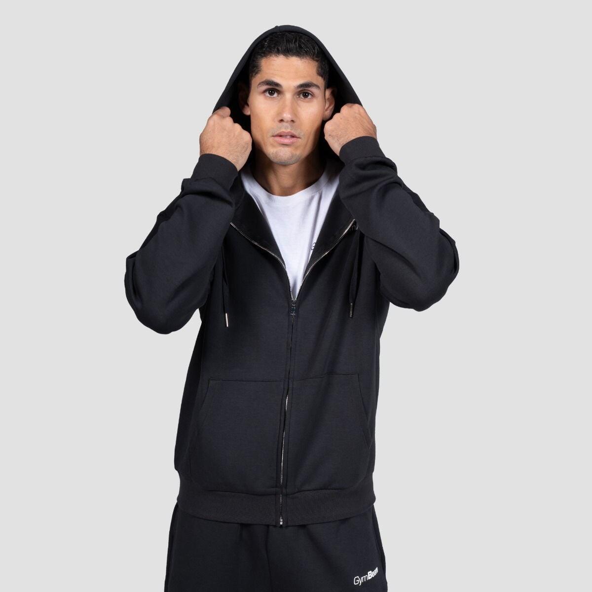 Uomo felpa con cappuccio nera Relay 3/6