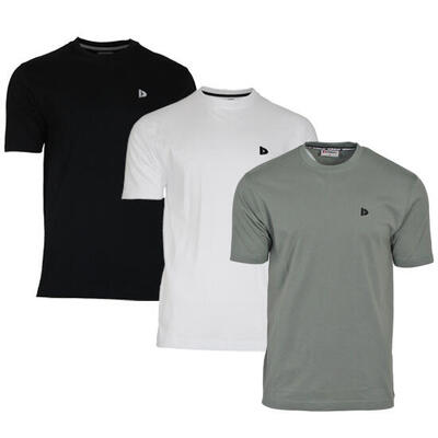 3-pack heren t-shirt vince ronde hals 100% katoen