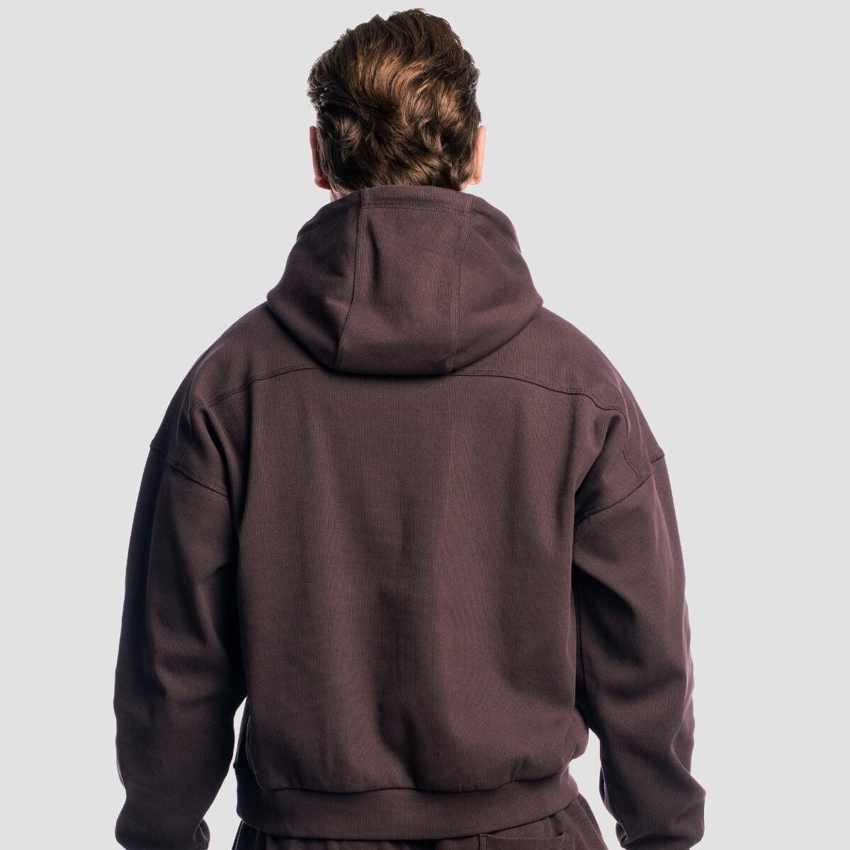 Uomo felpa con cappuccio Brown Aura 3/6