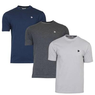 3-pack heren t-shirt vince ronde hals 100% katoen