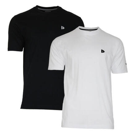 Lot de 2 t-shirts homme Vince, col rond, 100 % coton