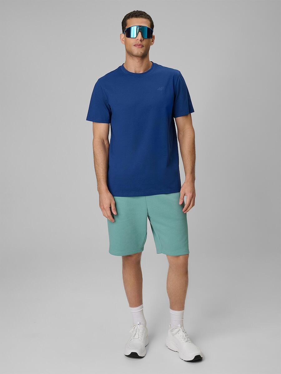 T-shirt regular gładki męski 4F 4FRSS26TTSHM4261 3/6