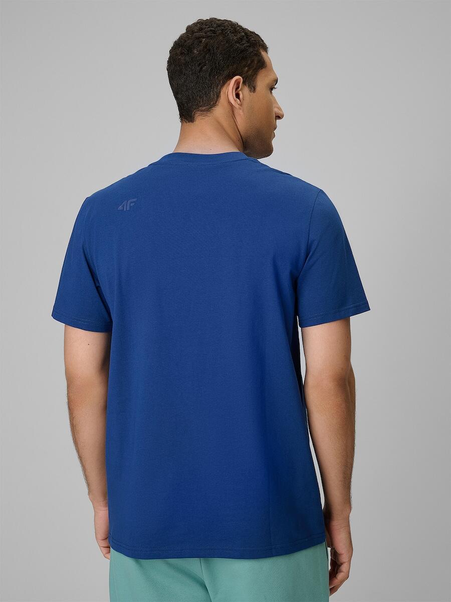 T-shirt regular gładki męski 4F 4FRSS26TTSHM4261