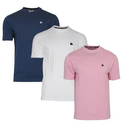 Lot de 3 t-shirts homme Vince, col rond, 100 % coton