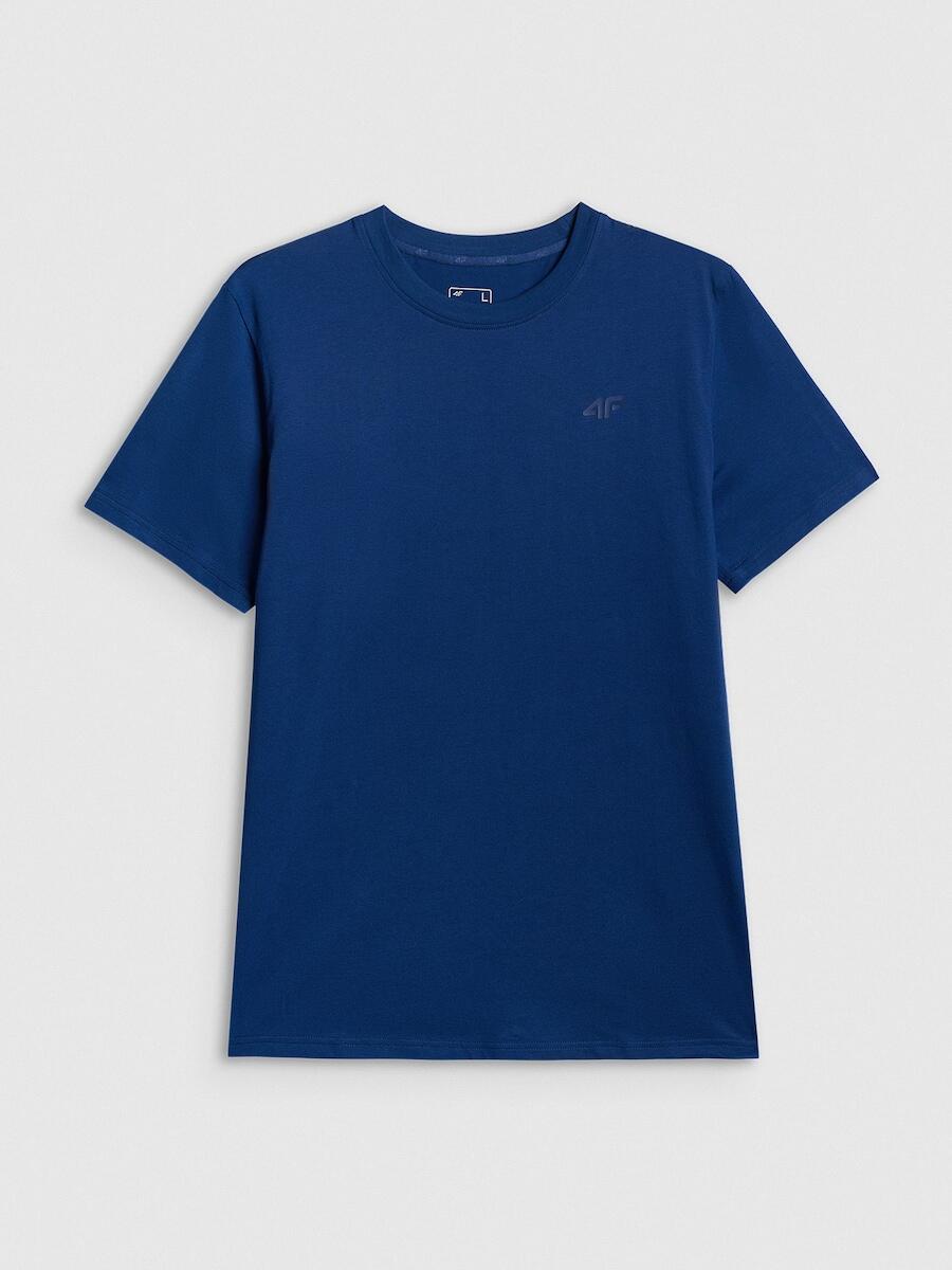 T-shirt regular gładki męski 4F 4FRSS26TTSHM4261 5/6