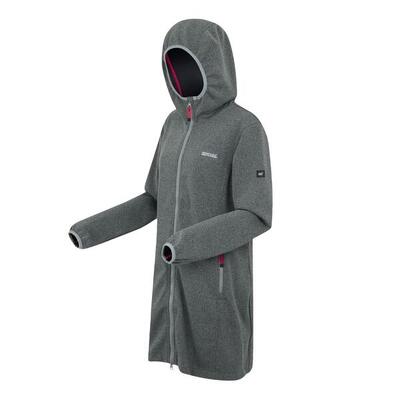 Fleece dames met capuchon voor wandelen