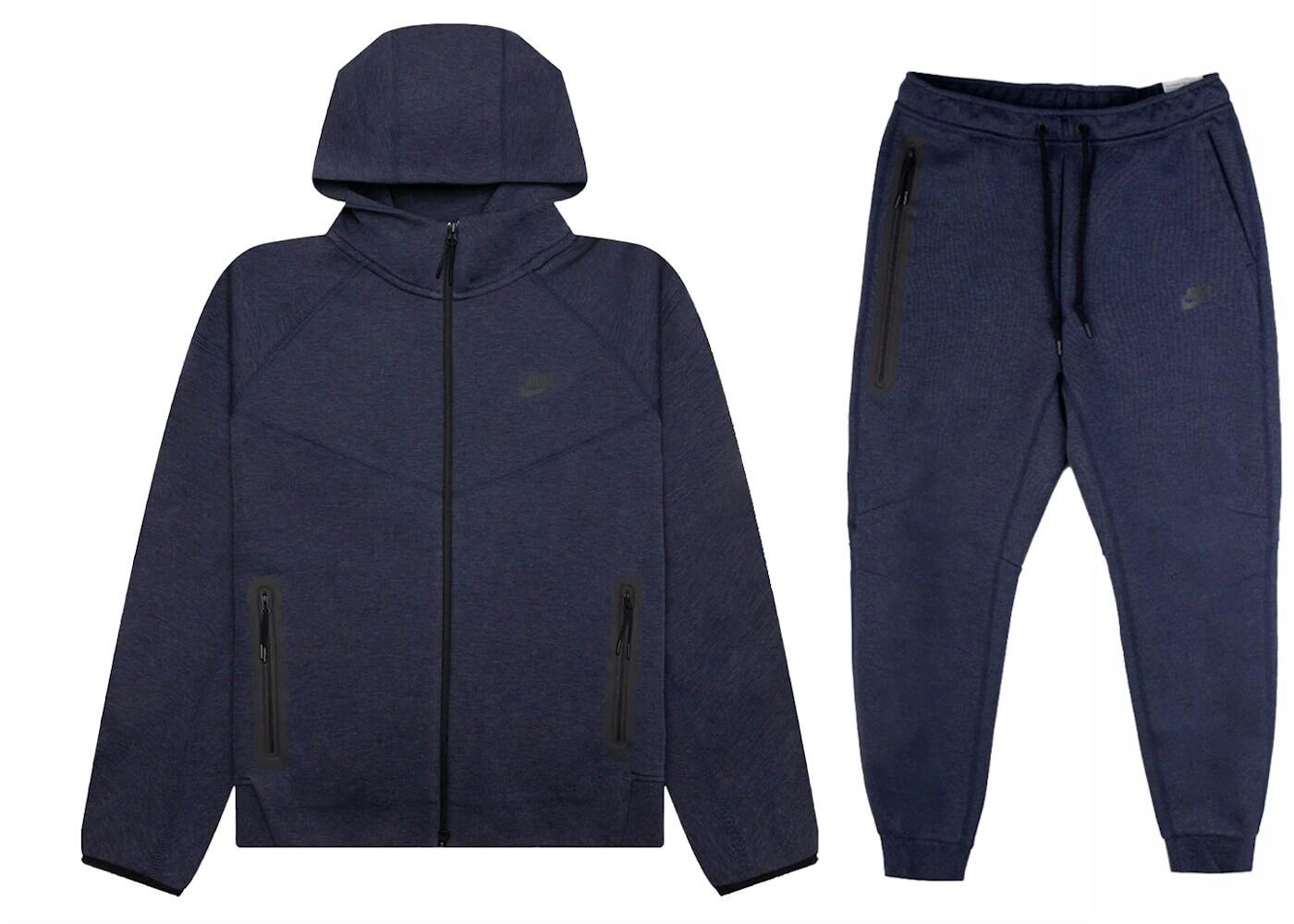 Nike Tech Fleece Windrunner sweat zip et joggers, Obsidian/Black 2/2
