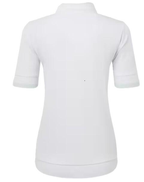 Polo de golf Footjoy en maille pour femme, blanc 5/5