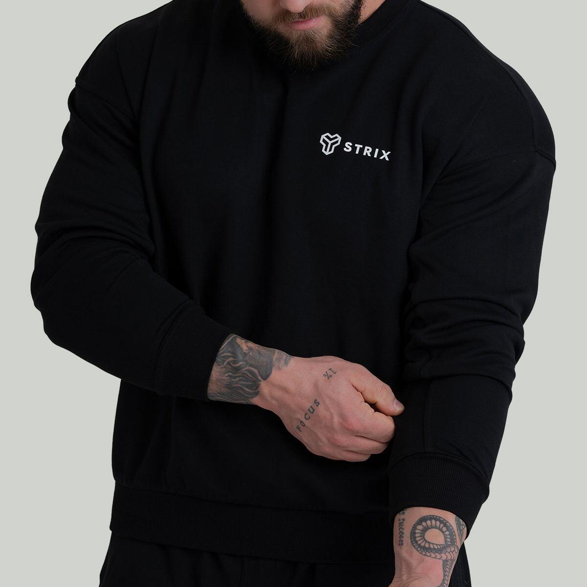 Uomo felpa oversize Black ZOA 2/6