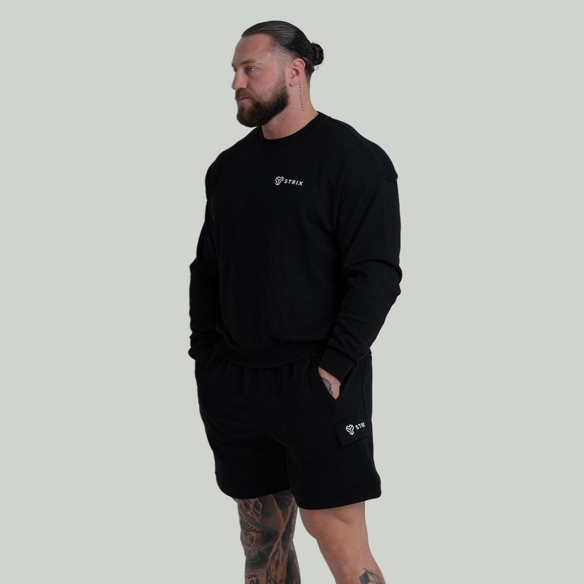 Uomo felpa oversize Black ZOA 4/6