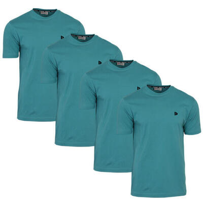 4-pack heren t-shirt vince ronde hals 100% katoen