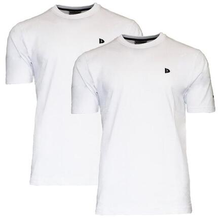 Lot de 2 t-shirts homme Vince, col rond, 100 % coton