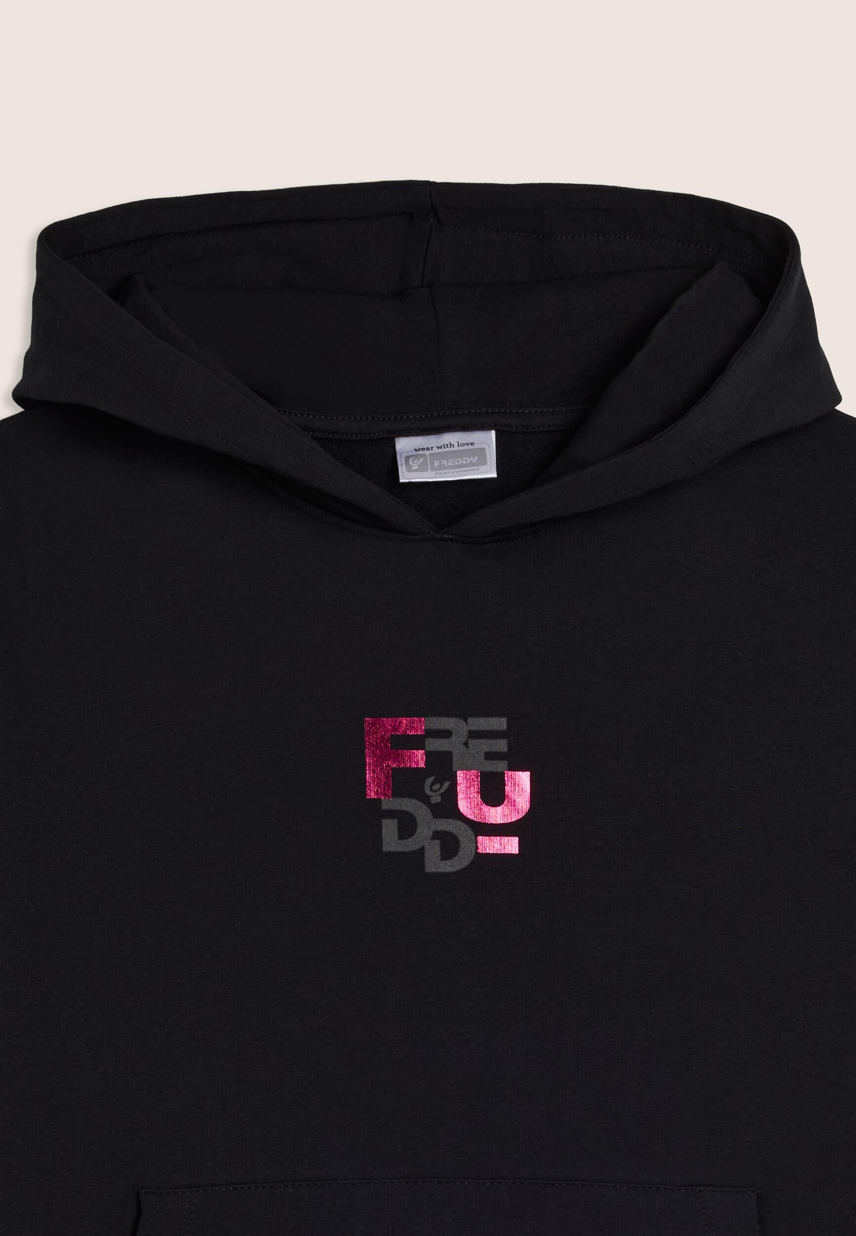 Sweat-shirt Junior surdimensionné à capuche avec inscription FREDDY 3/3