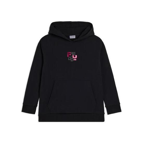Felpa Junior oversize con cappuccio e grafica FREDDY