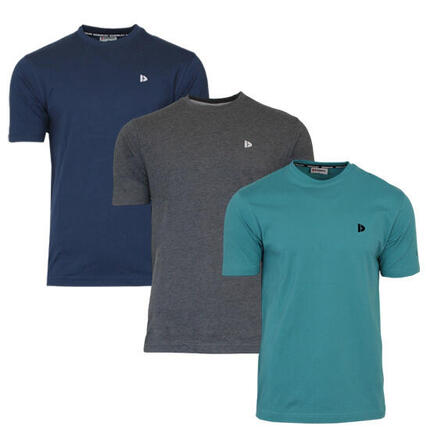 Lot de 3 t-shirts homme Vince, col rond, 100 % coton