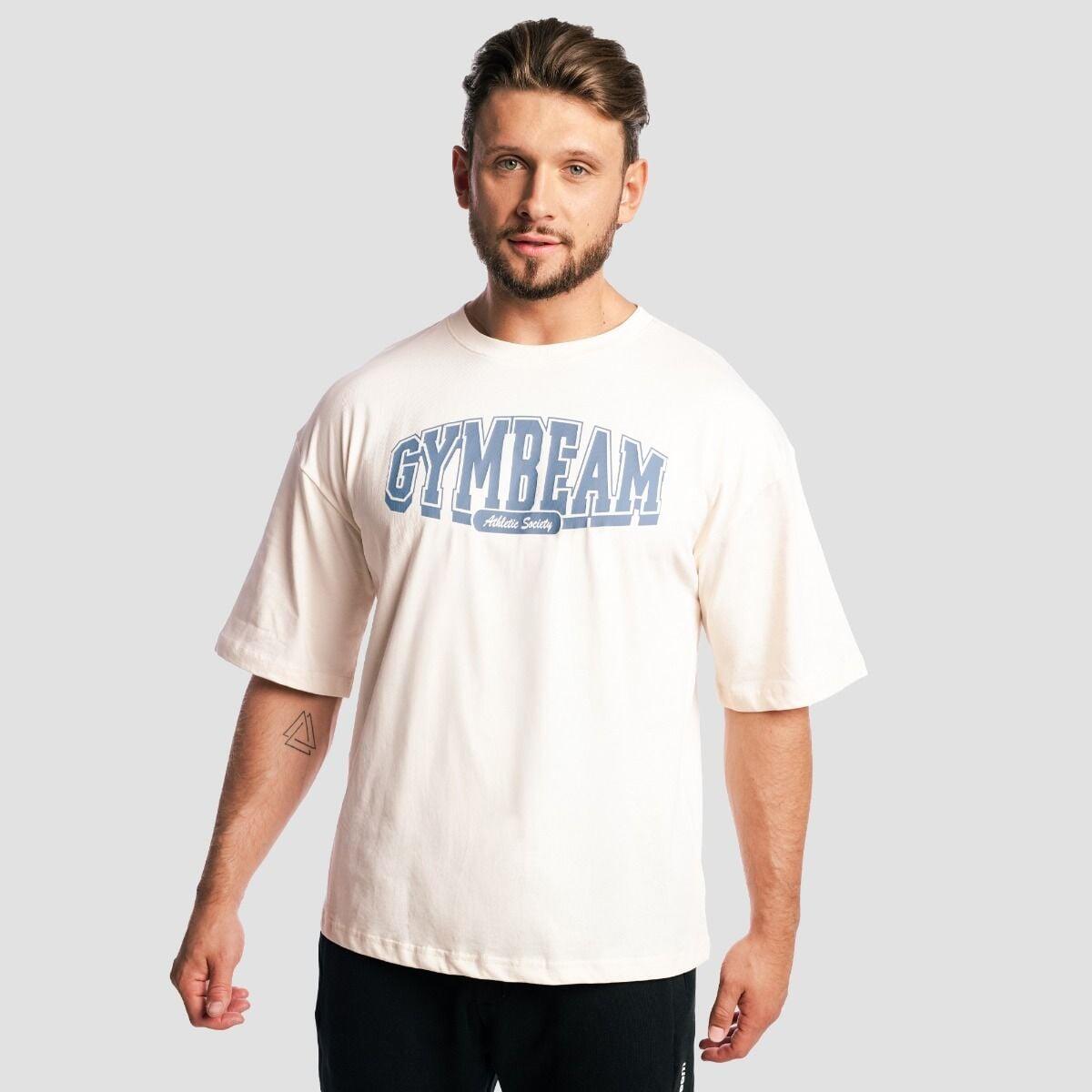 Uomo fitness t-shirt 230 GSM crema Athletic Society 3/6