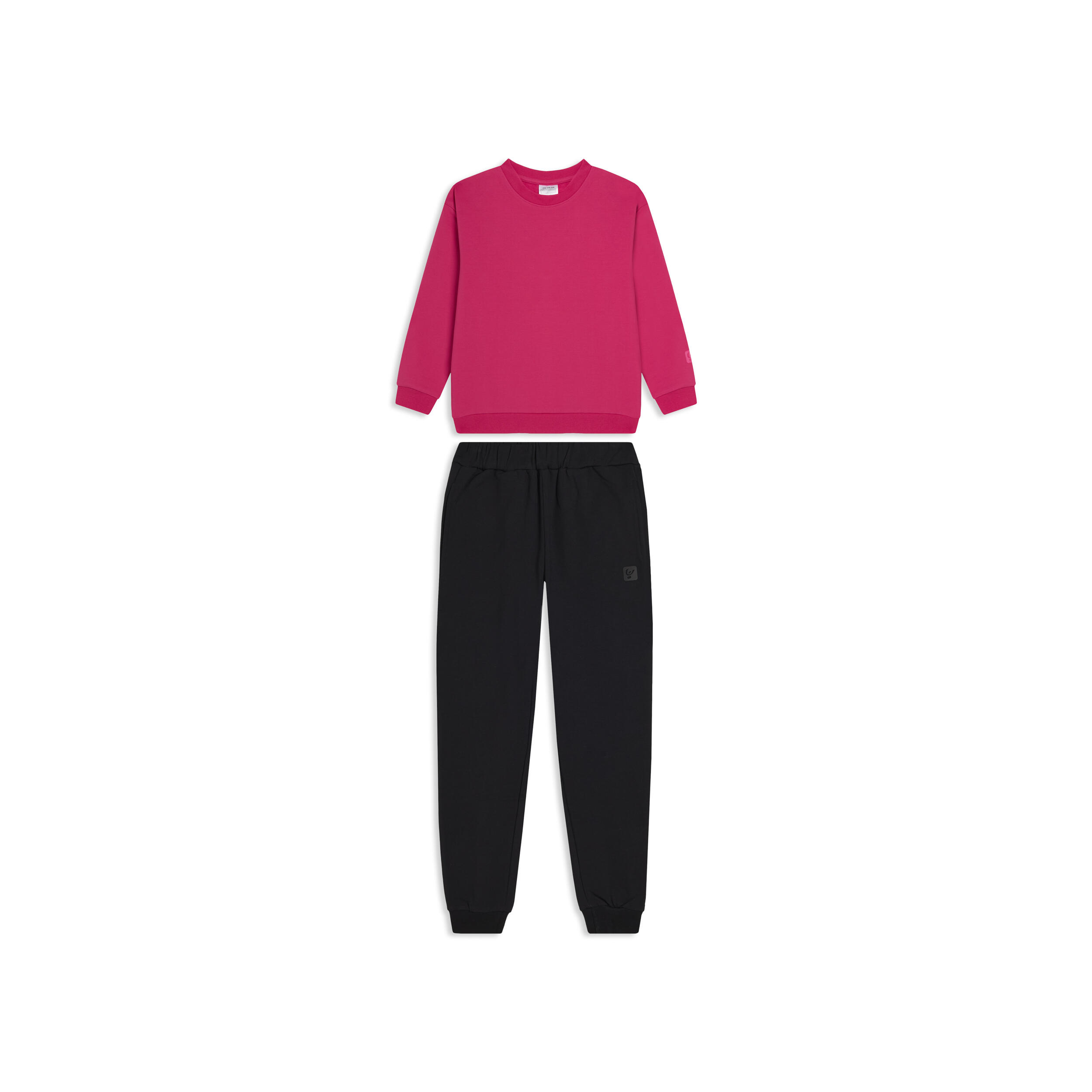 Survêtement Junior à coupe classique à col rond avec pantalon au bas de poignet 1/3
