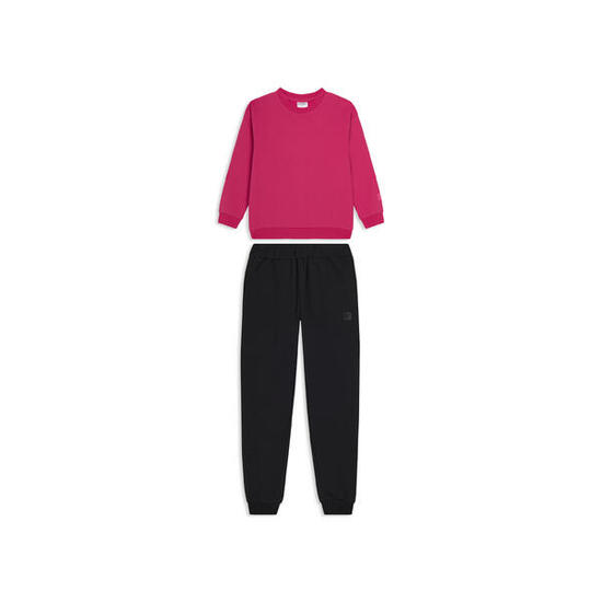 Survêtement Junior à coupe classique à col rond avec pantalon au bas de poignet