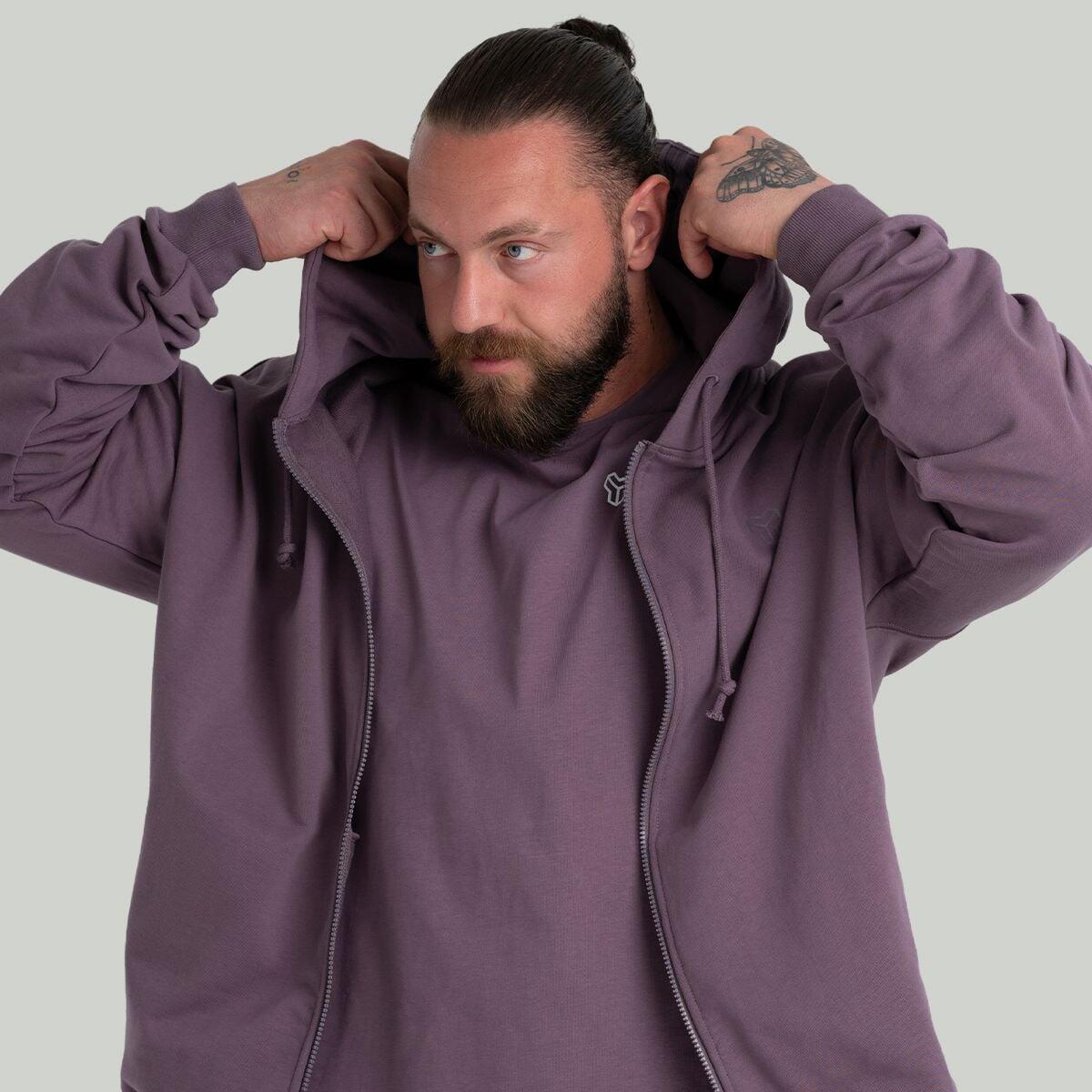 Uomo fitness felpa con cappuccio e zip traspirante Dusk 2/6