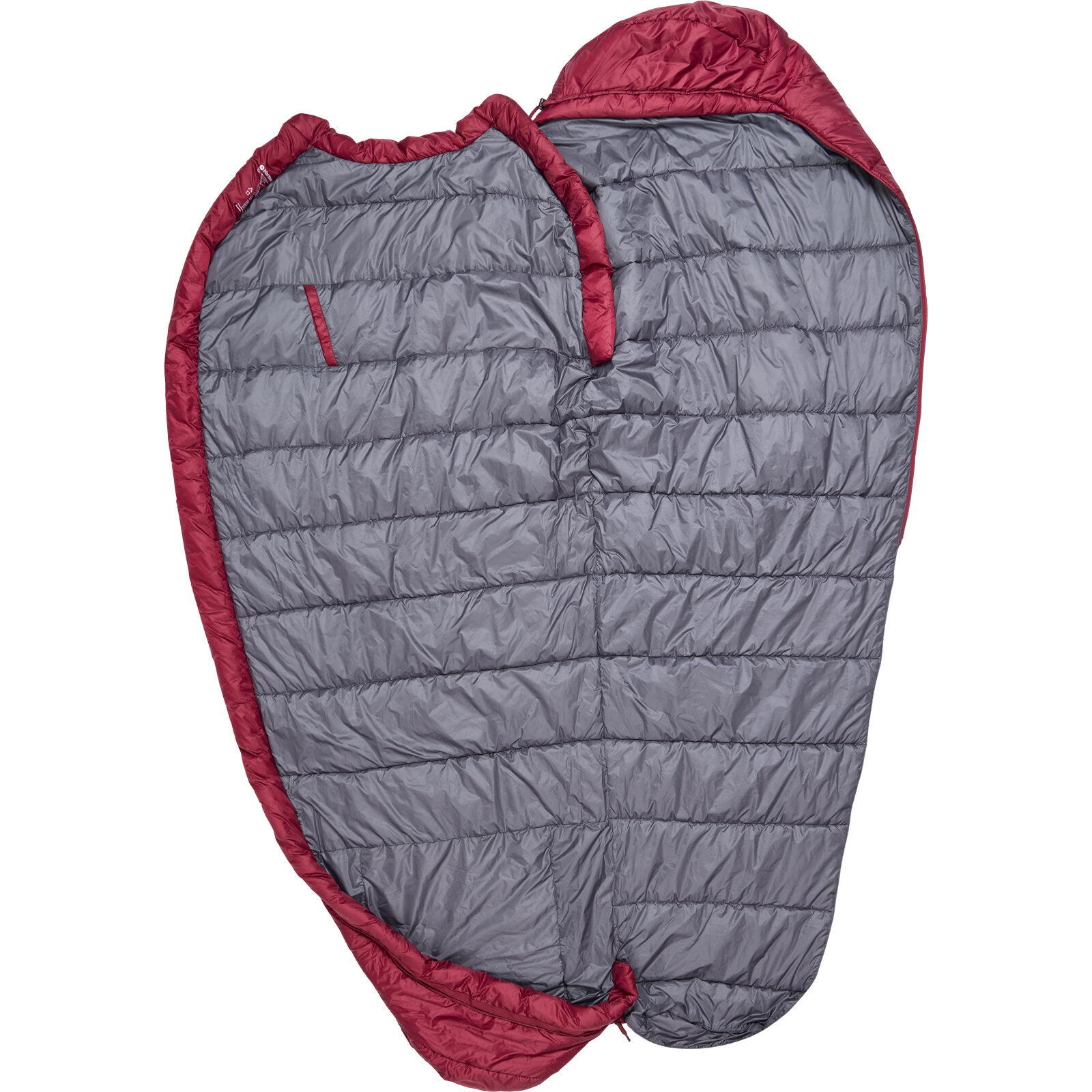 Kunstfaserschlafsack Trestles Elite 50 cosmos red-steel onyx 3/7