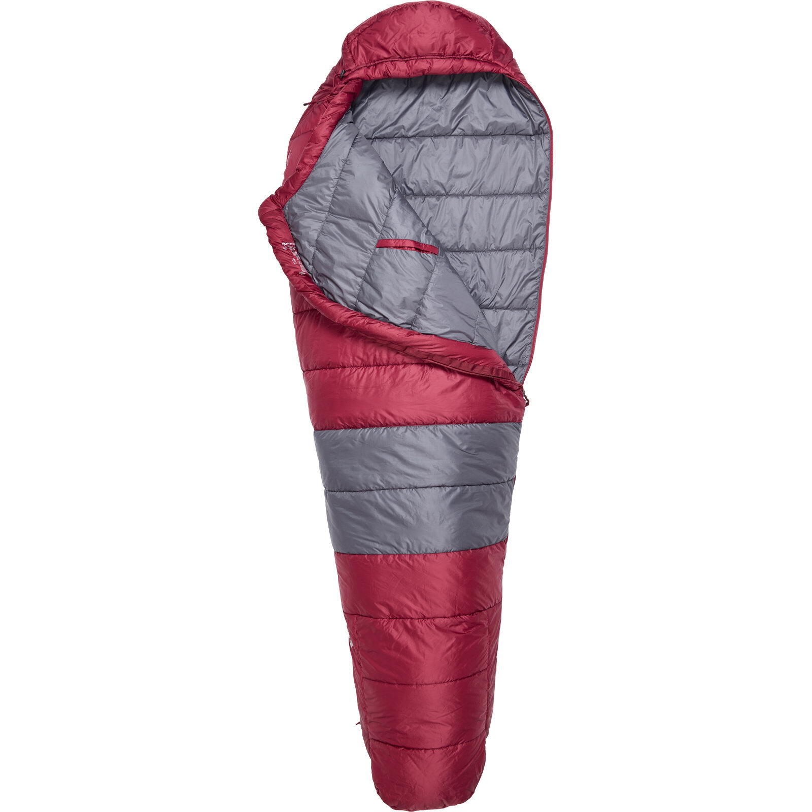 Kunstfaserschlafsack Trestles Elite 50 cosmos red-steel onyx 2/7