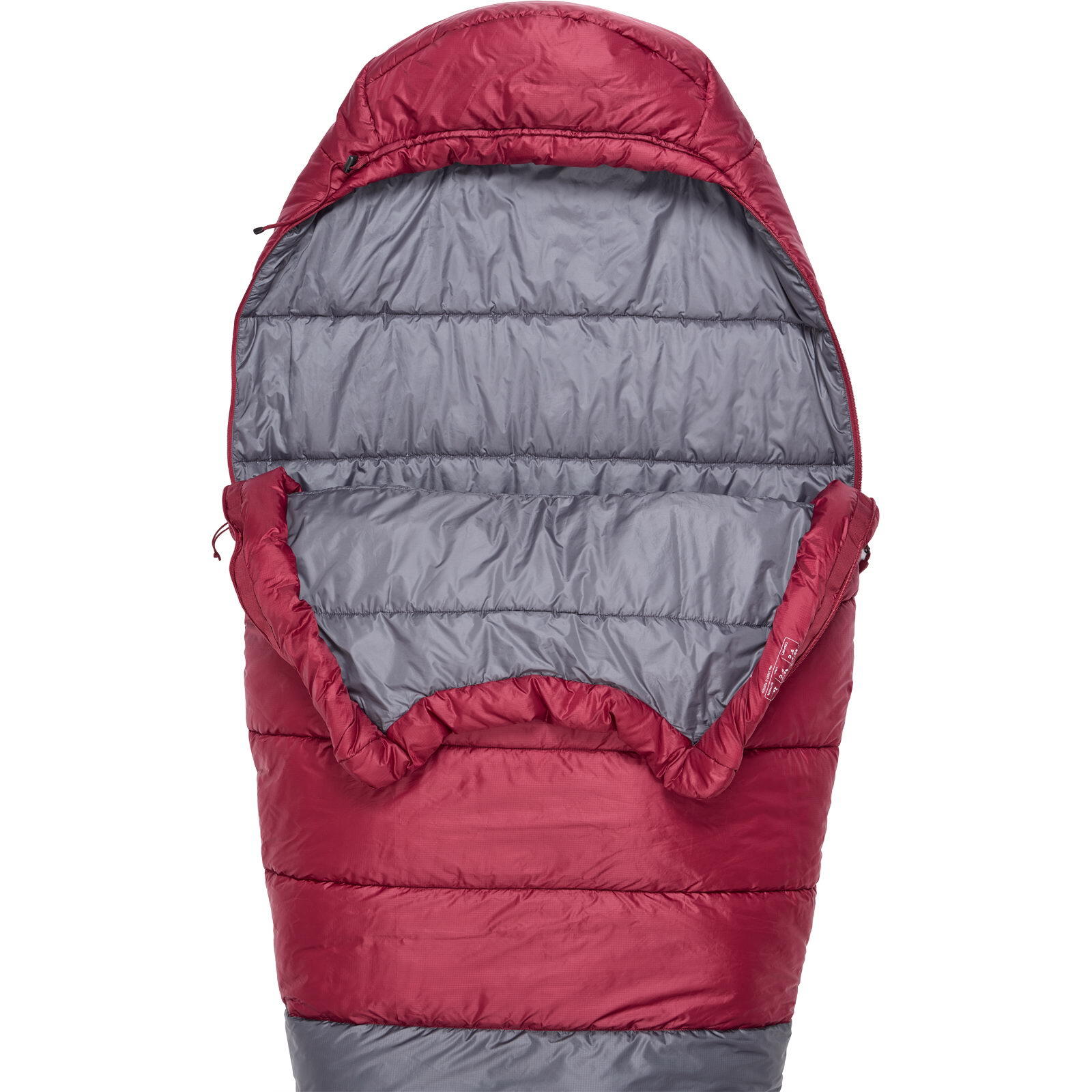 Kunstfaserschlafsack Trestles Elite 50 cosmos red-steel onyx 4/7
