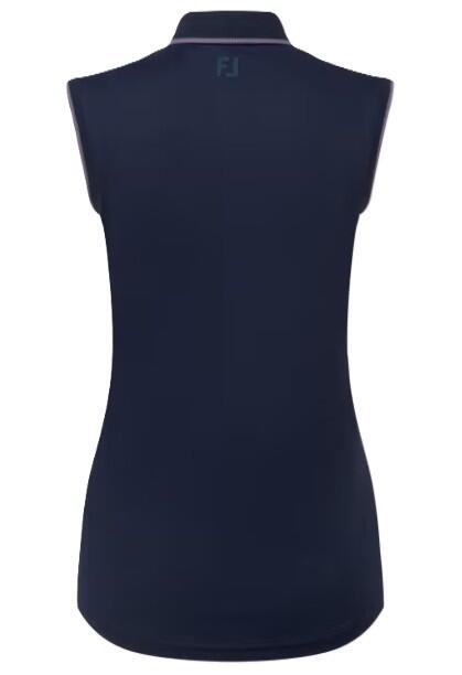 Polo Golf Footjoy Sleeveless Mujer Azul Marino 5/5