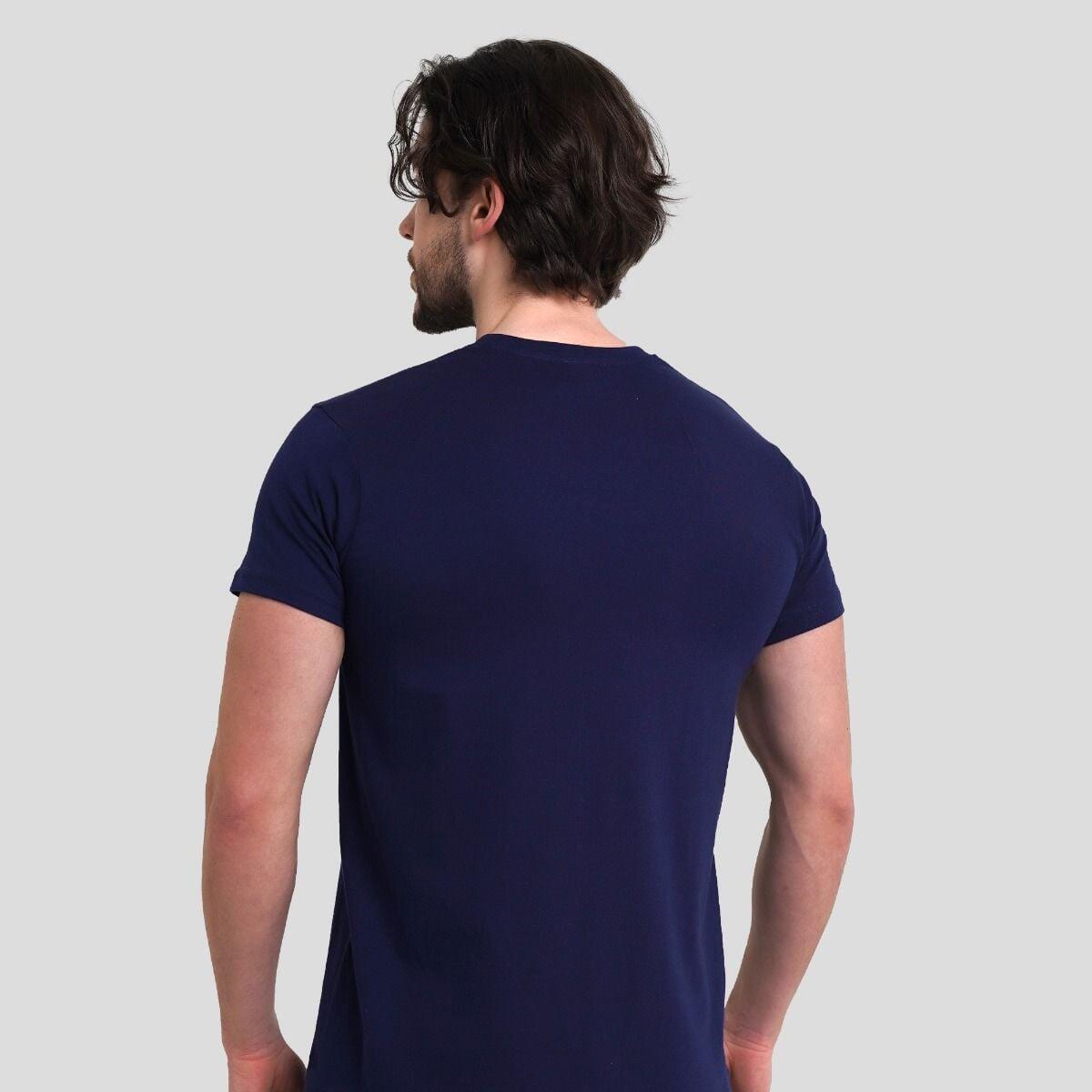 Uomo fitness maglietta traspirante blu Strong Tomorrow 3/5