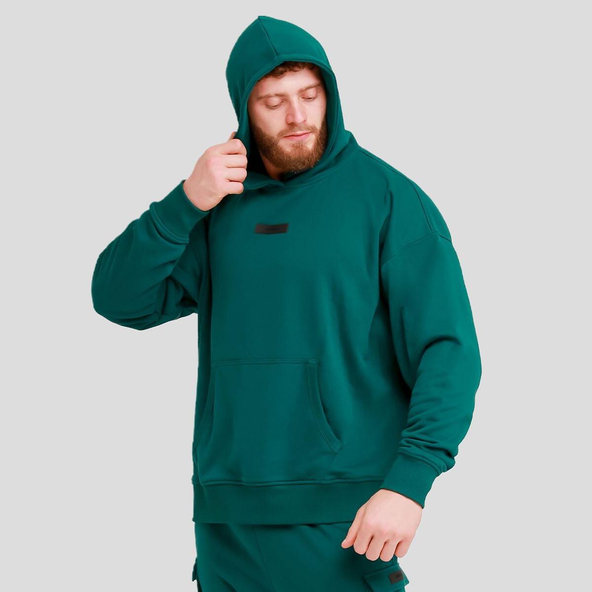 Uomo felpa con cappuccio verde Unstoppable 3/7