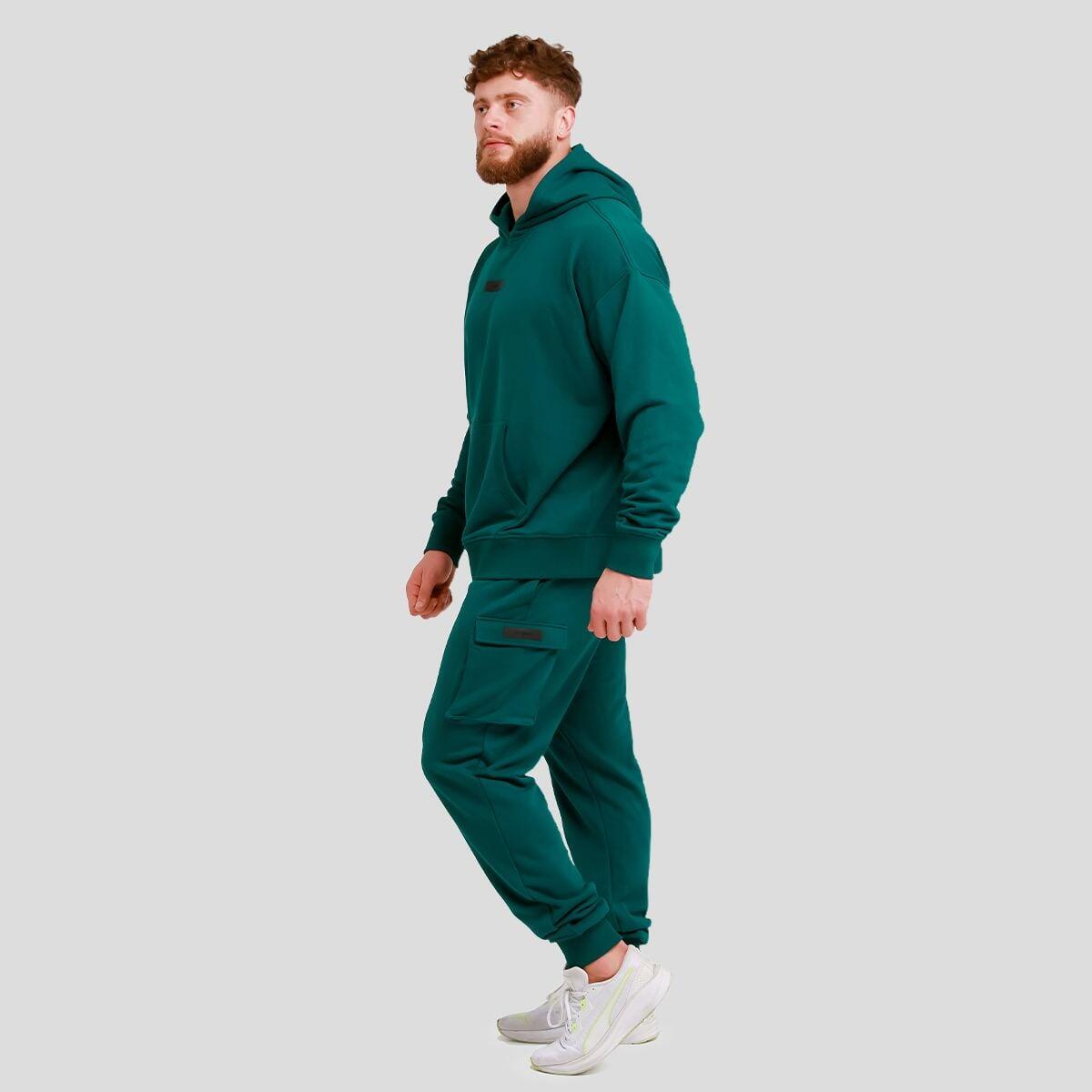 Uomo felpa con cappuccio verde Unstoppable 5/7